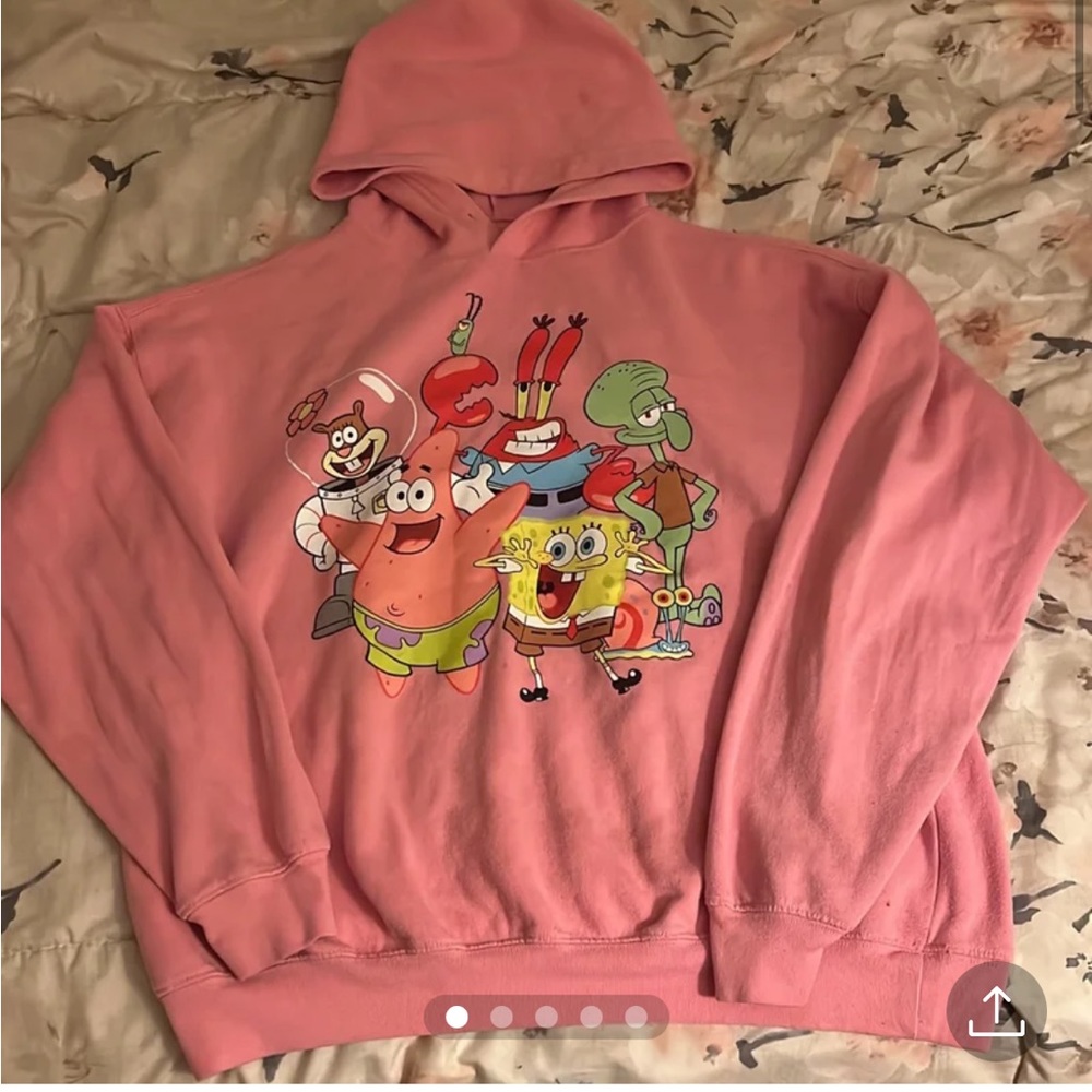 SpongeBob and friends hoodie, from Nickelodeon. Got from TJ.Maxx.